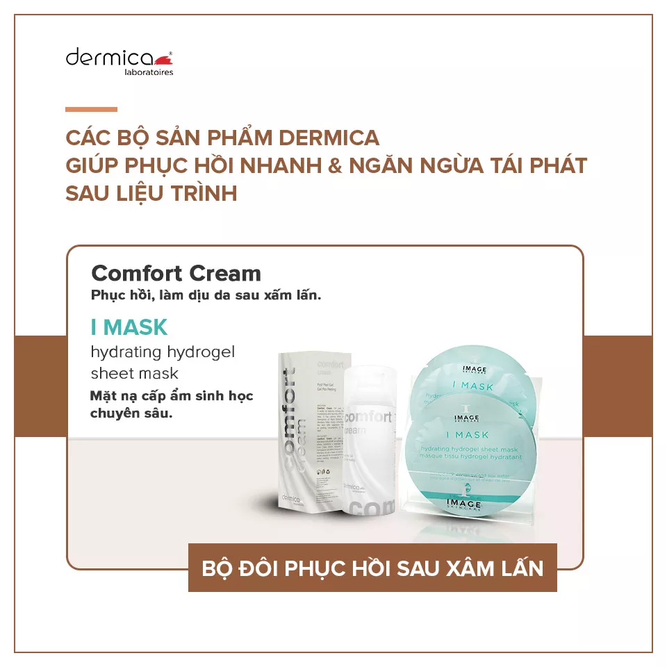 Bộ đôi 4: Phục hồi làn da sau các liệu pháp thẩm mỹ Comfort Cream + I Mask Hydrating Hydrogel